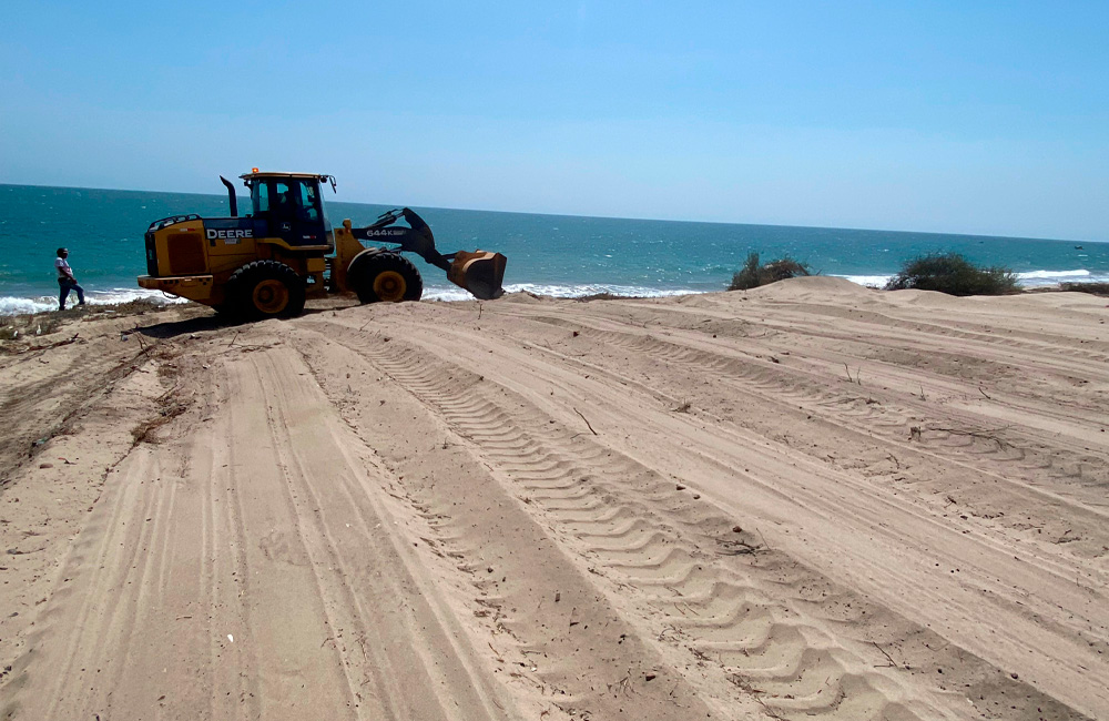 Zona de parrillas para disfrutar del sol todo el año